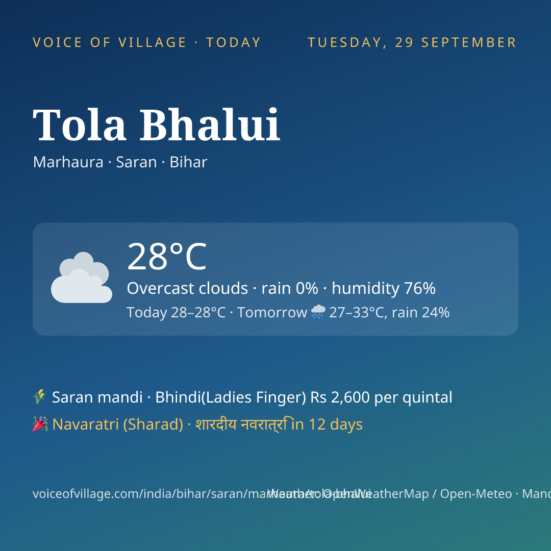 Tola Bhalui today