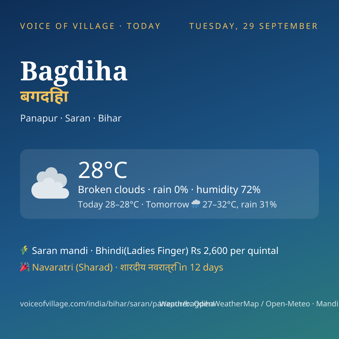Bagdiha today