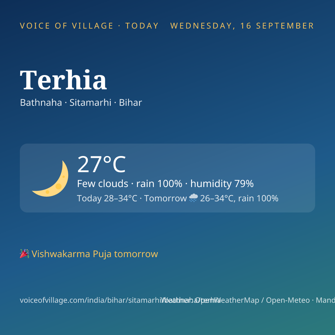 Terhia today