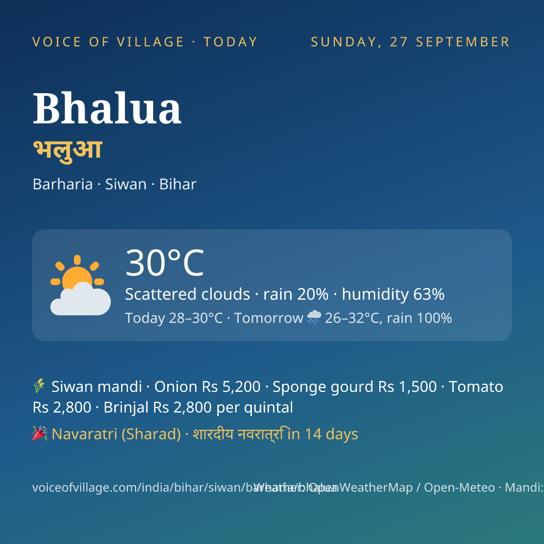 Bhalua today
