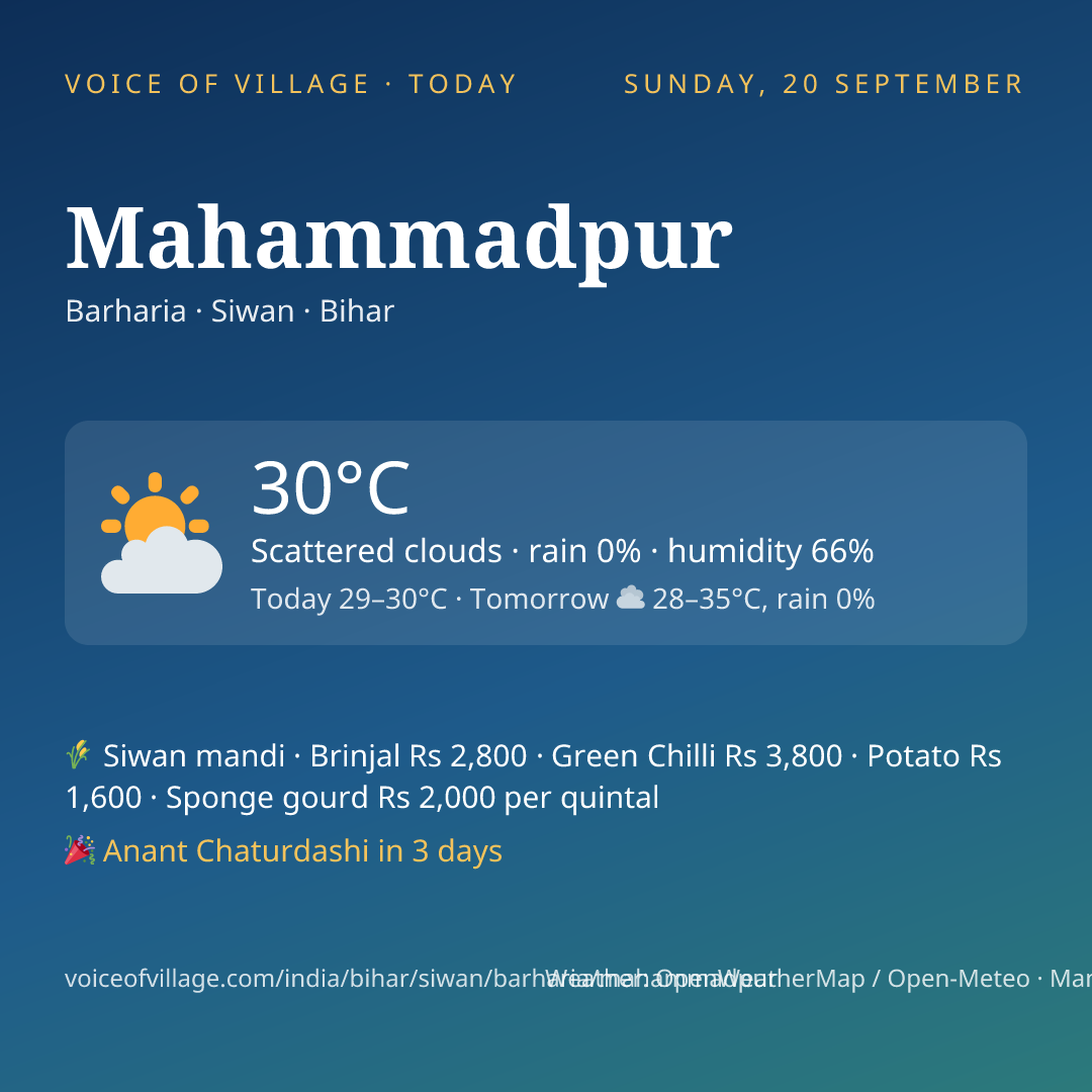Mahammadpur today
