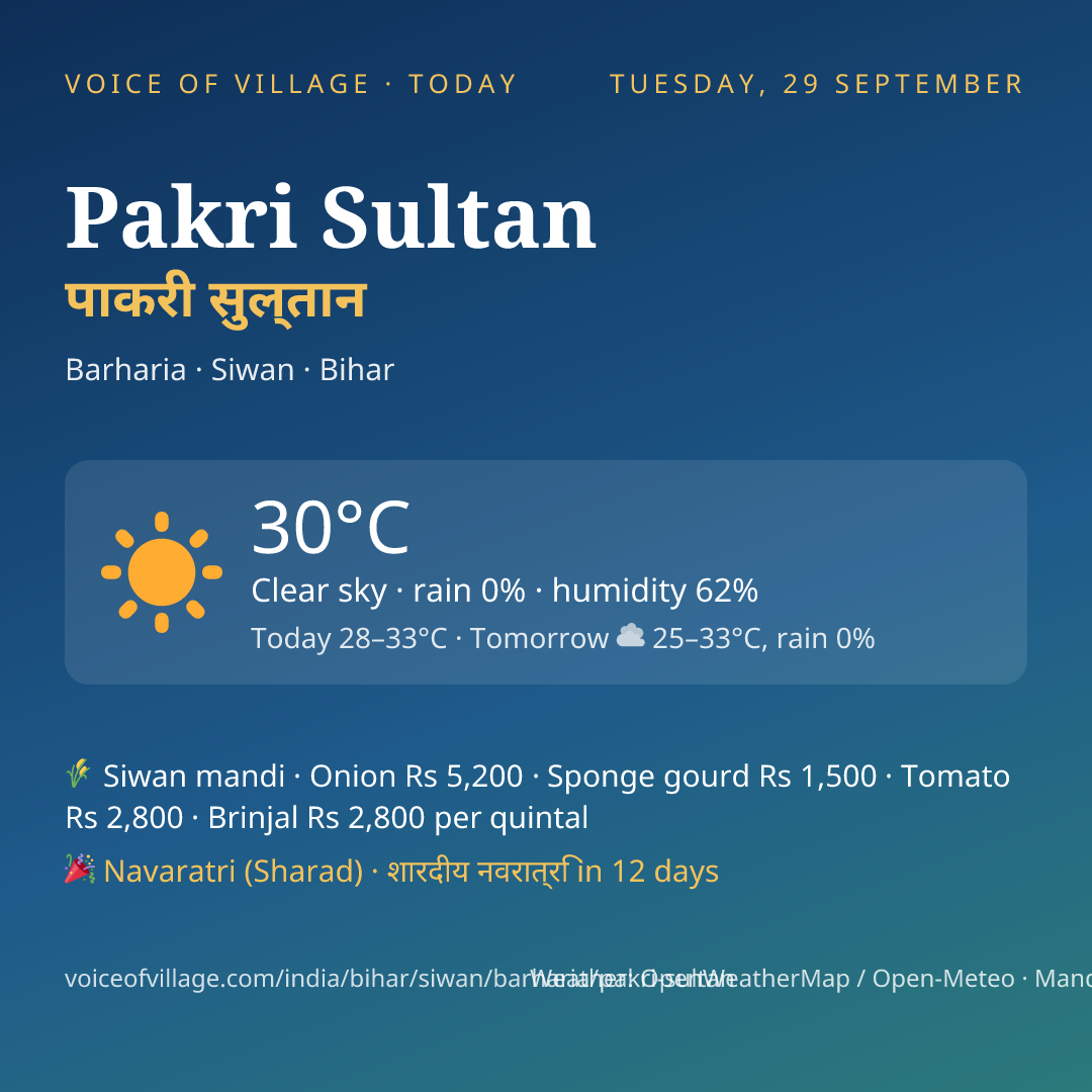 Pakri Sultan today