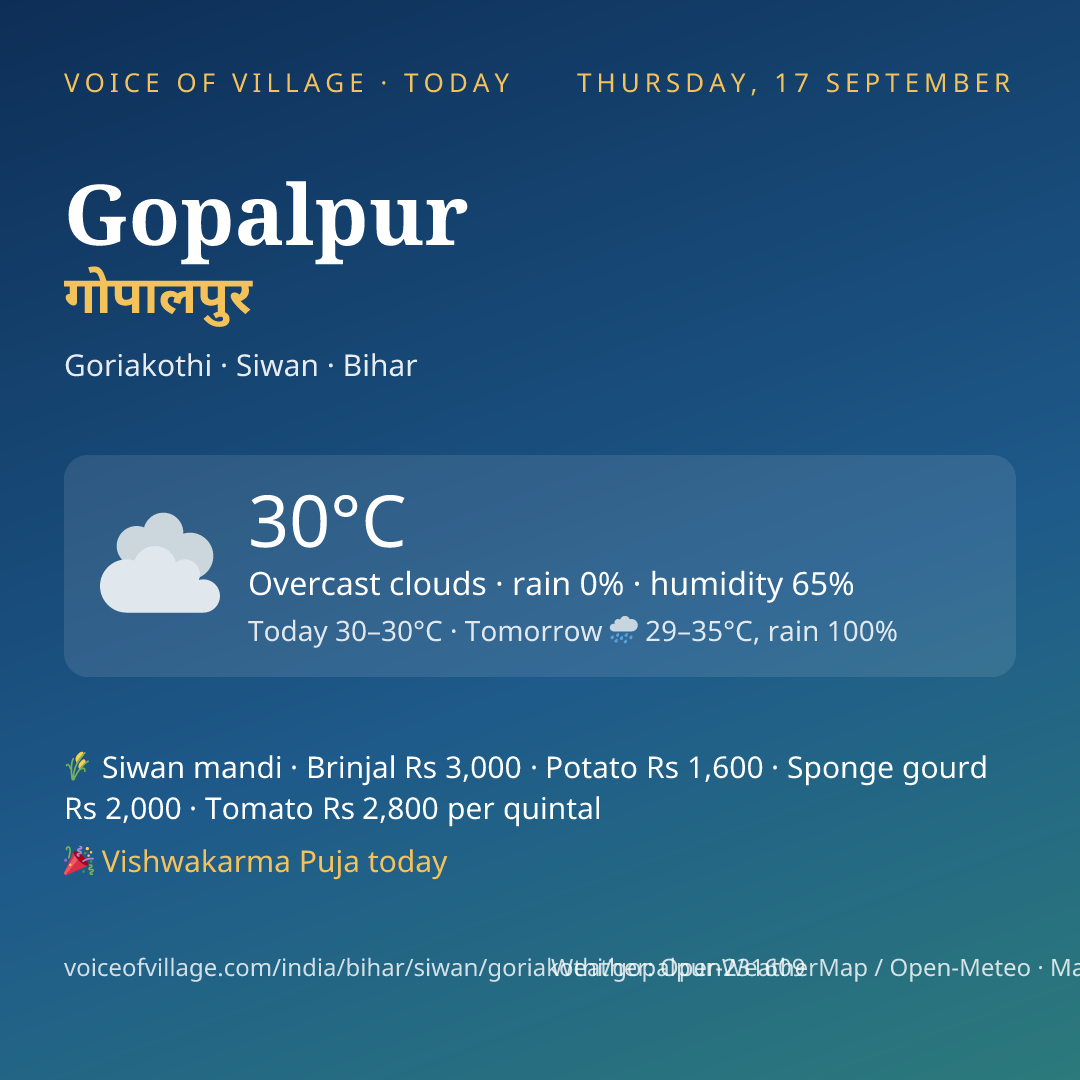 Gopalpur today