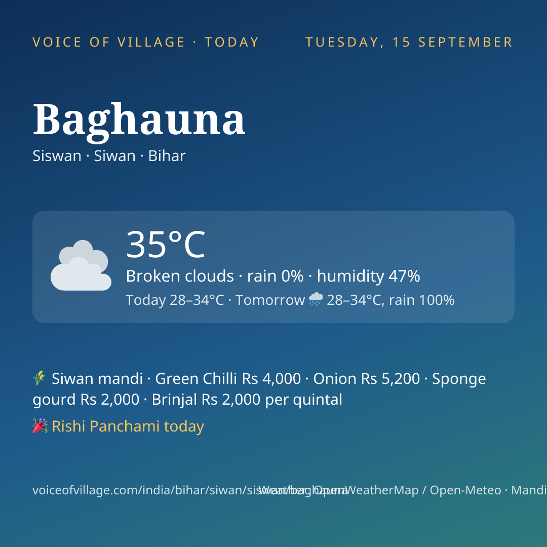Baghauna today