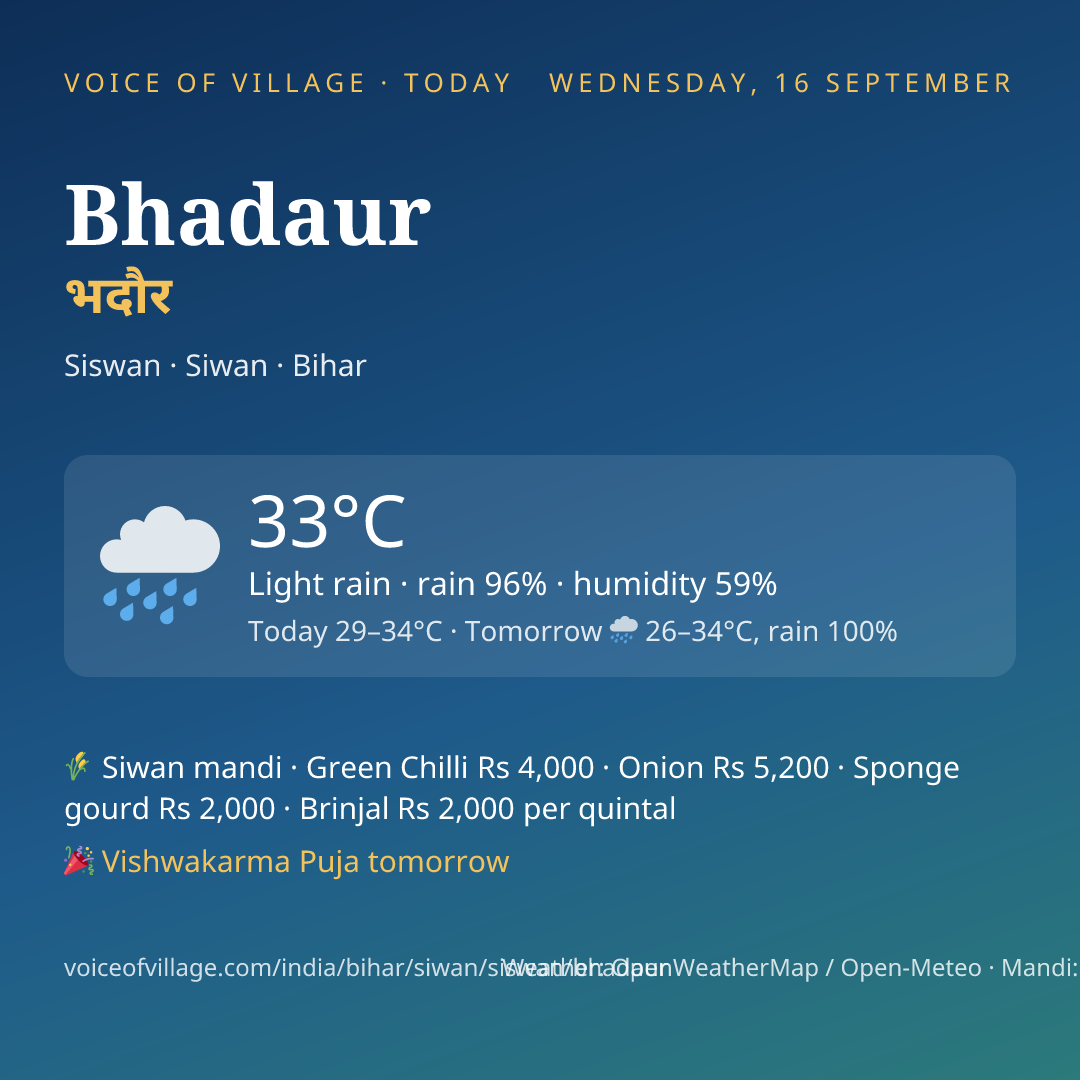 Bhadaur today