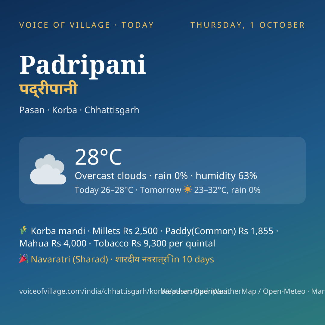 Padripani today