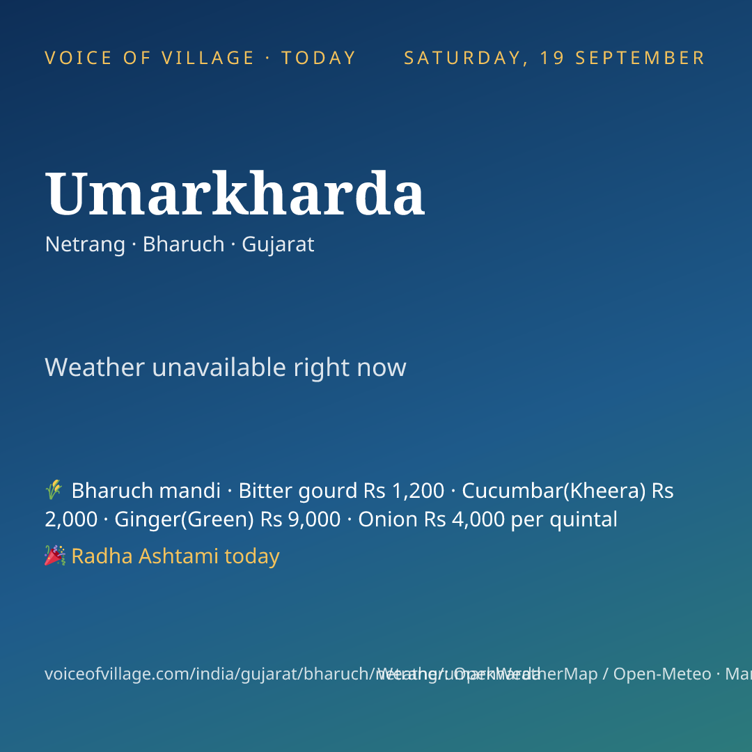 Umarkharda today
