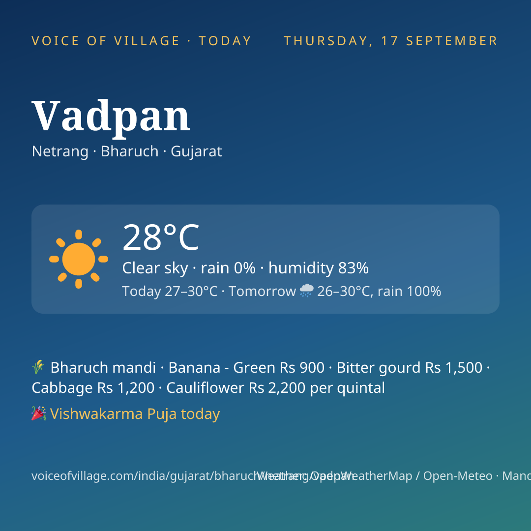 Vadpan today