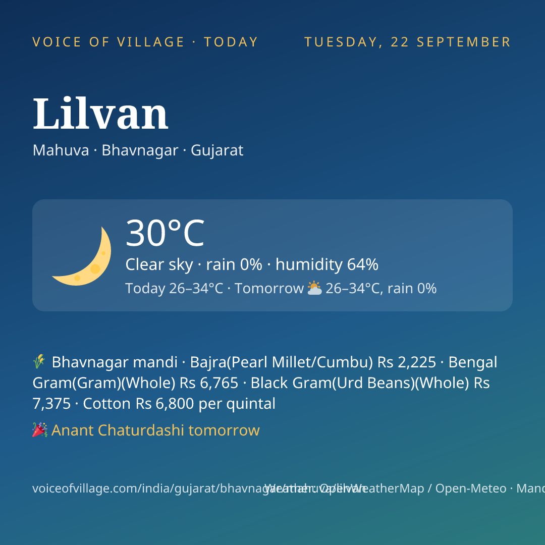 Lilvan today