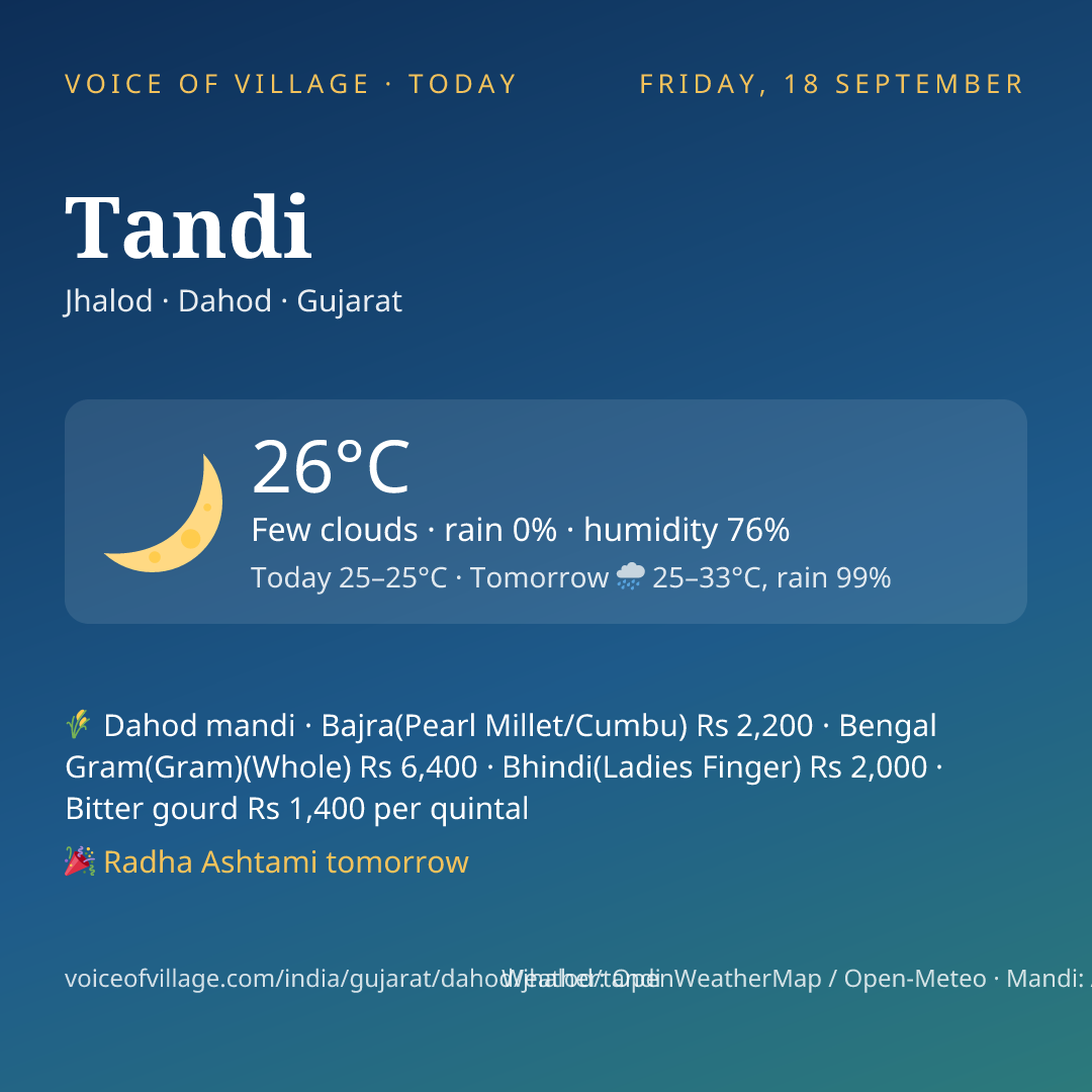 Tandi today