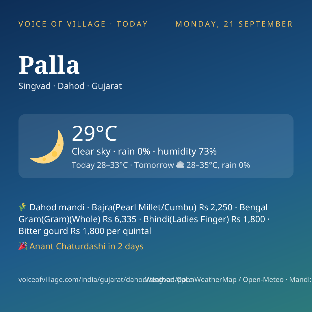 Palla today