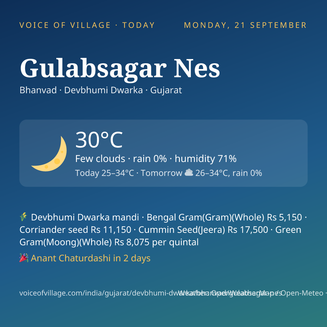 Gulabsagar Nes today