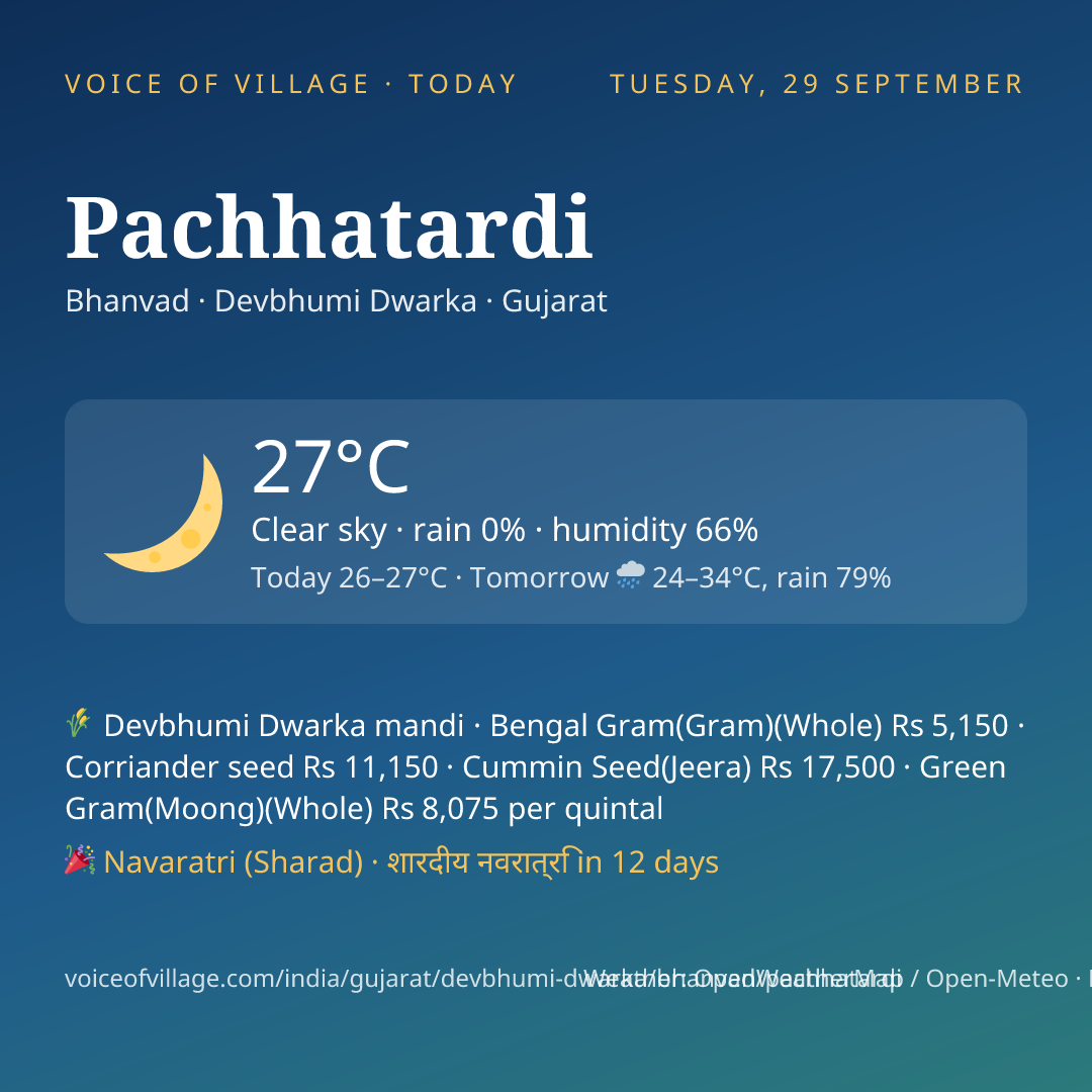 Pachhatardi today