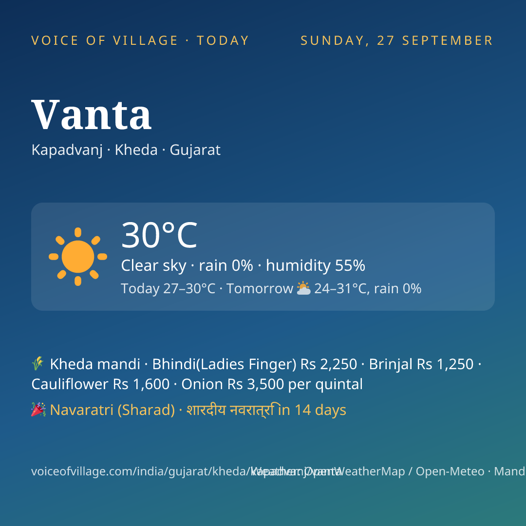 Vanta today