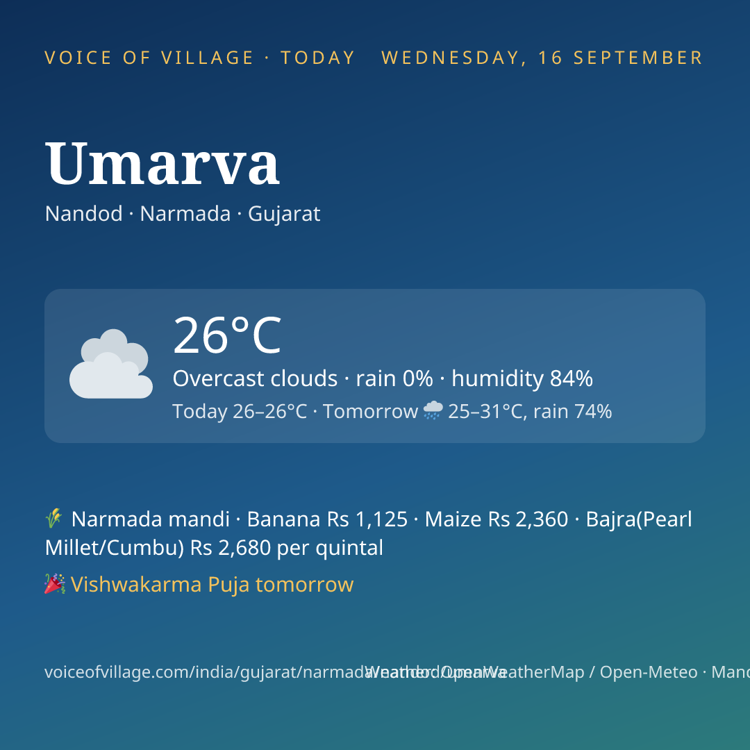 Umarva today
