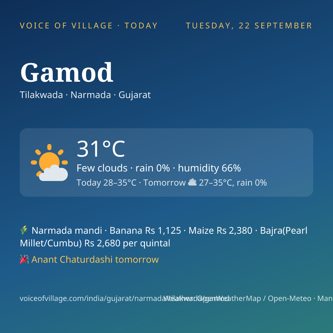 Gamod today