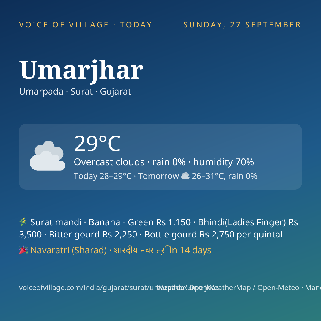 Umarjhar today