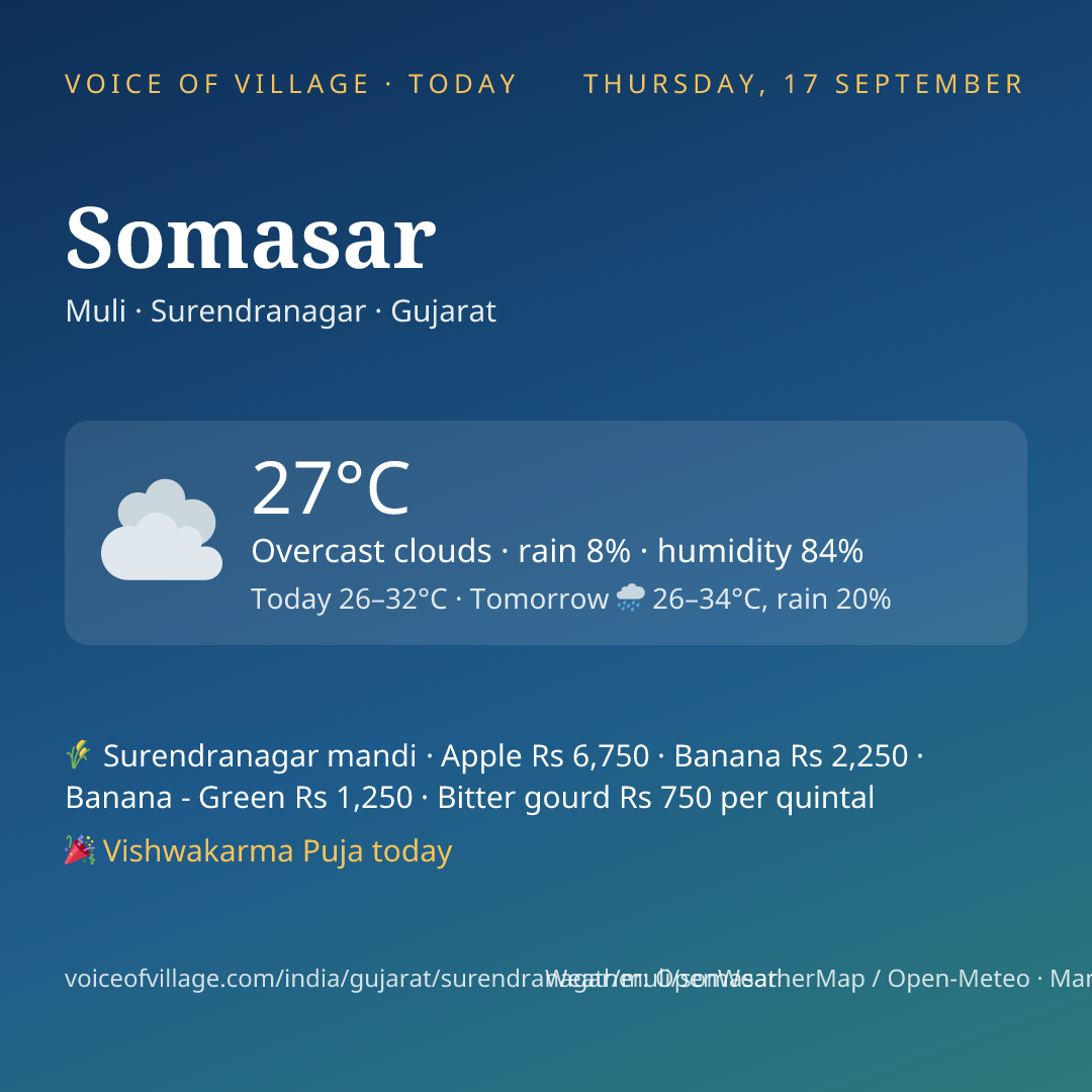 Somasar today