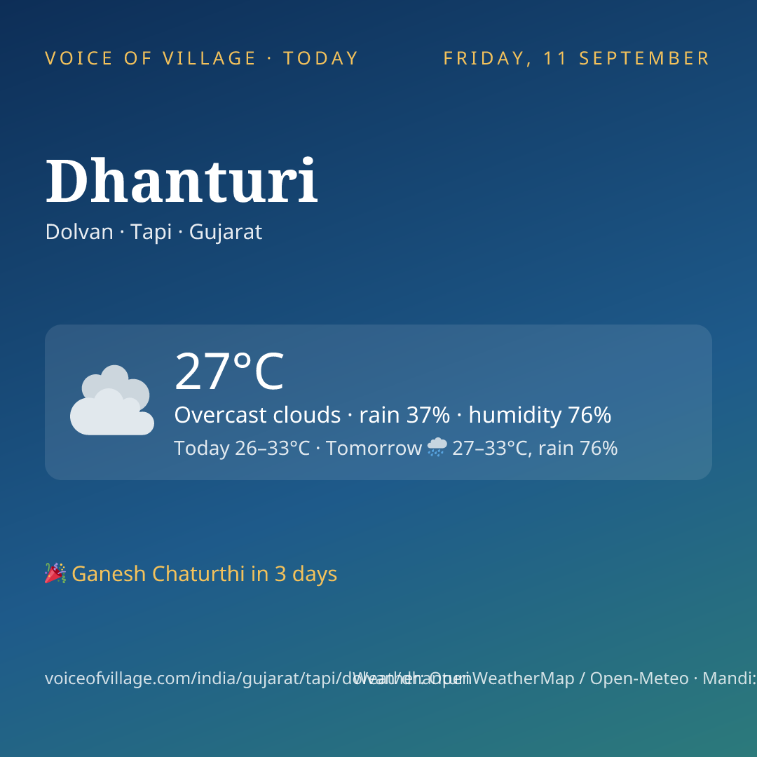 Dhanturi today