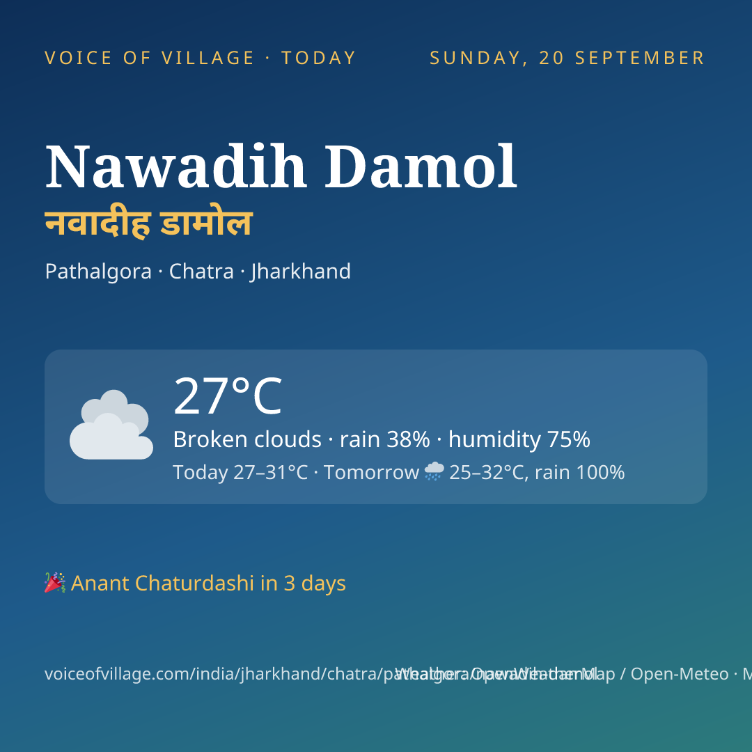 Nawadih Damol today