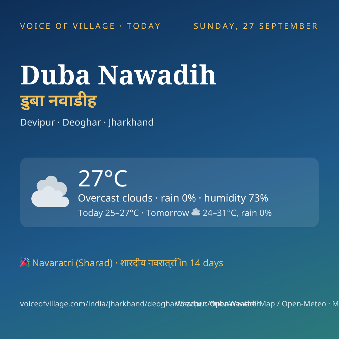 Duba Nawadih today