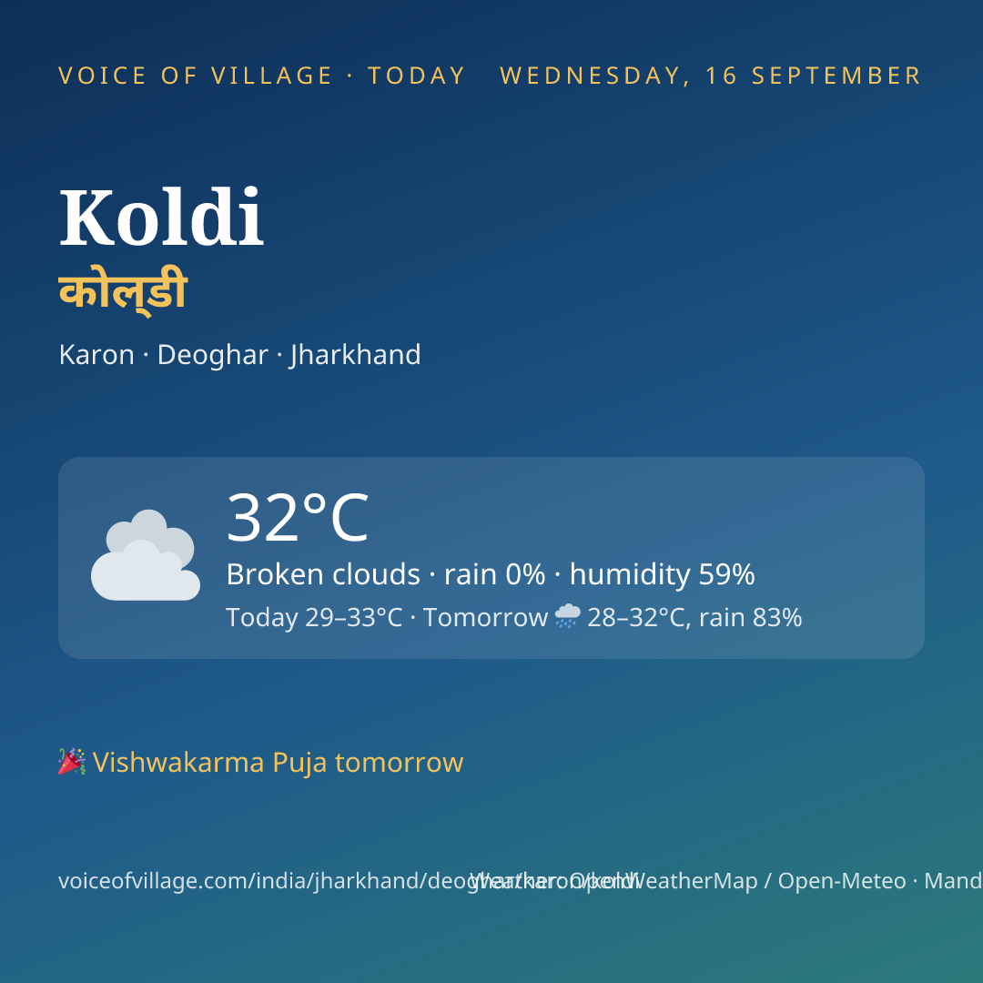 Koldi today