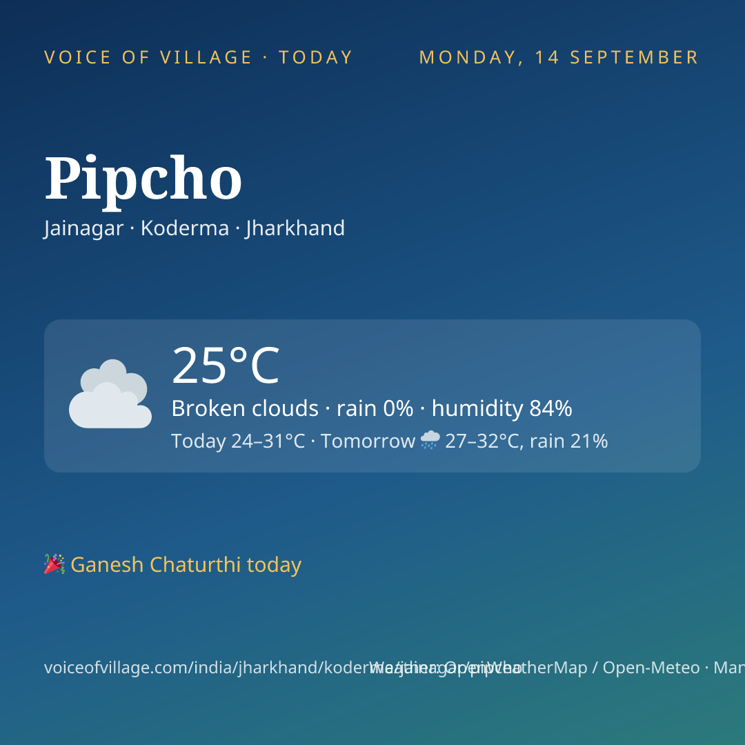 Pipcho today