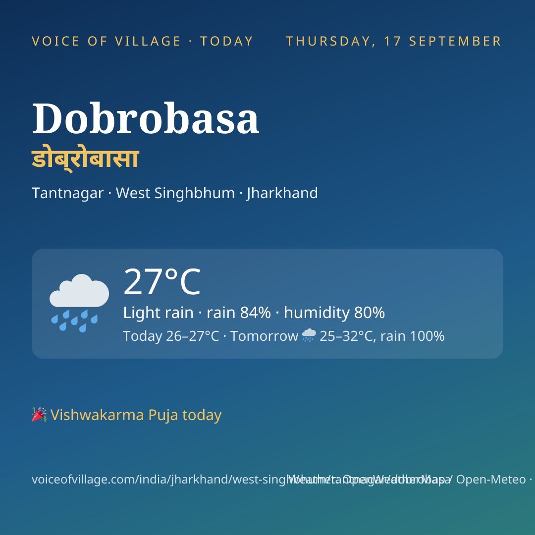 Dobrobasa today
