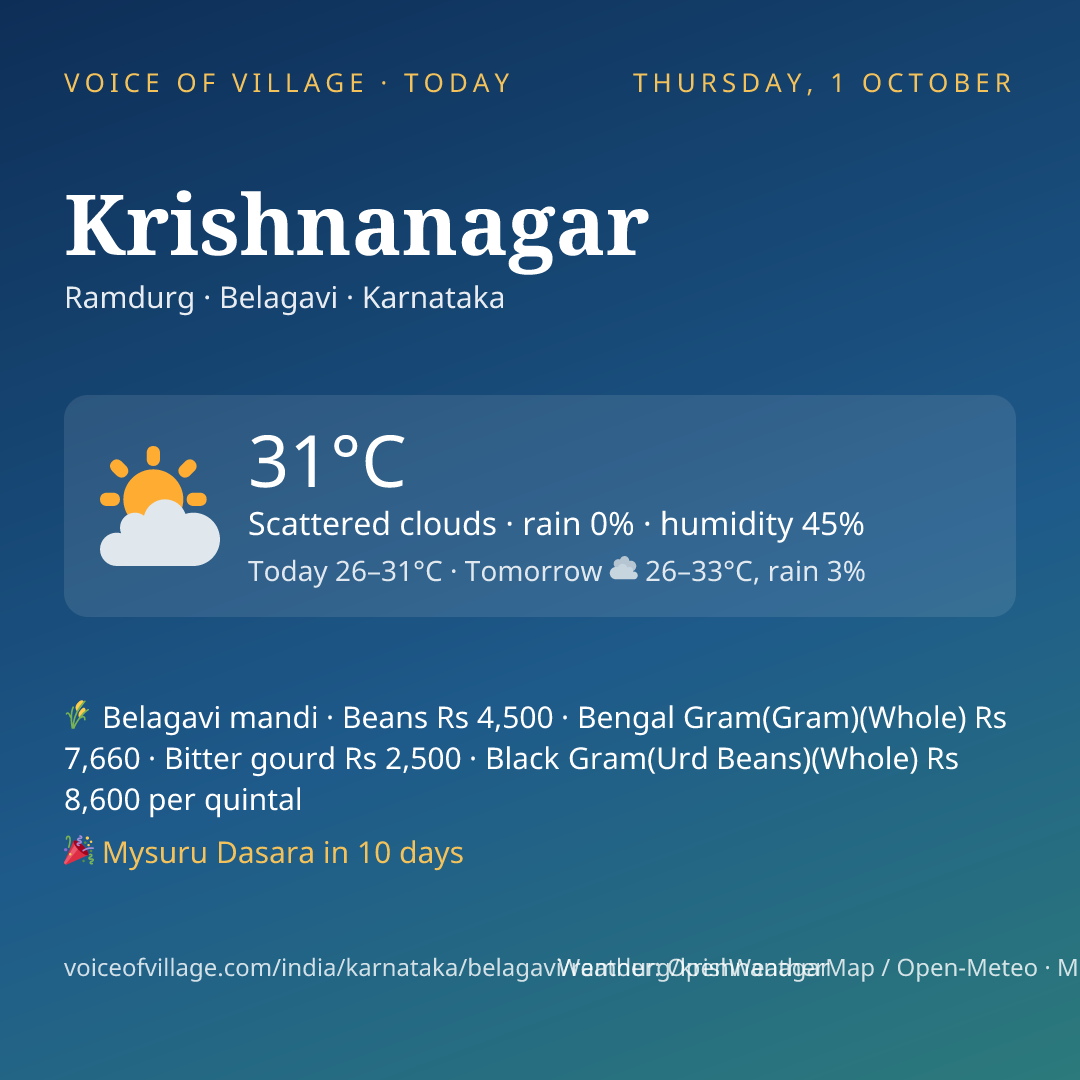 Krishnanagar today