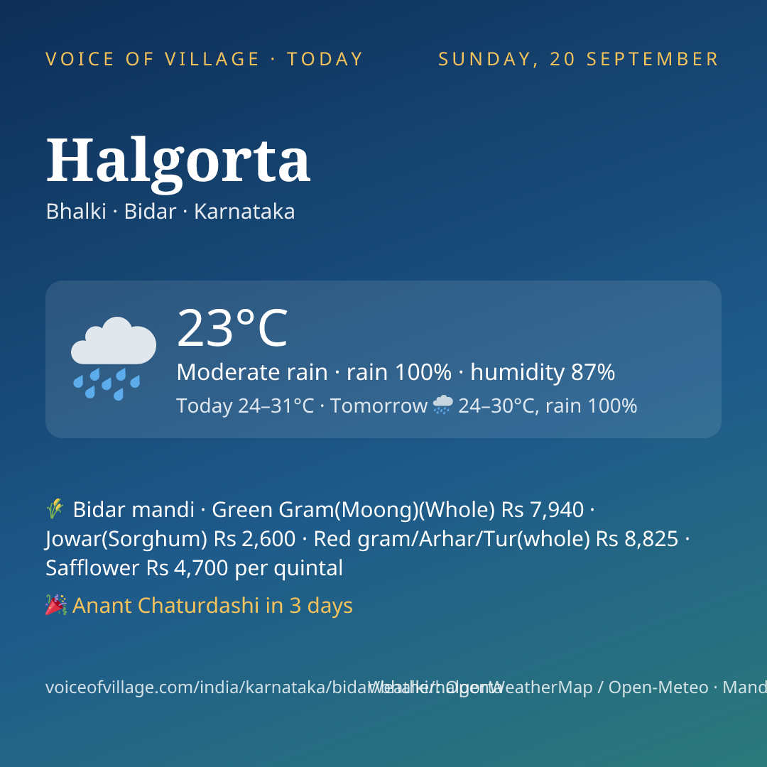 Halgorta today