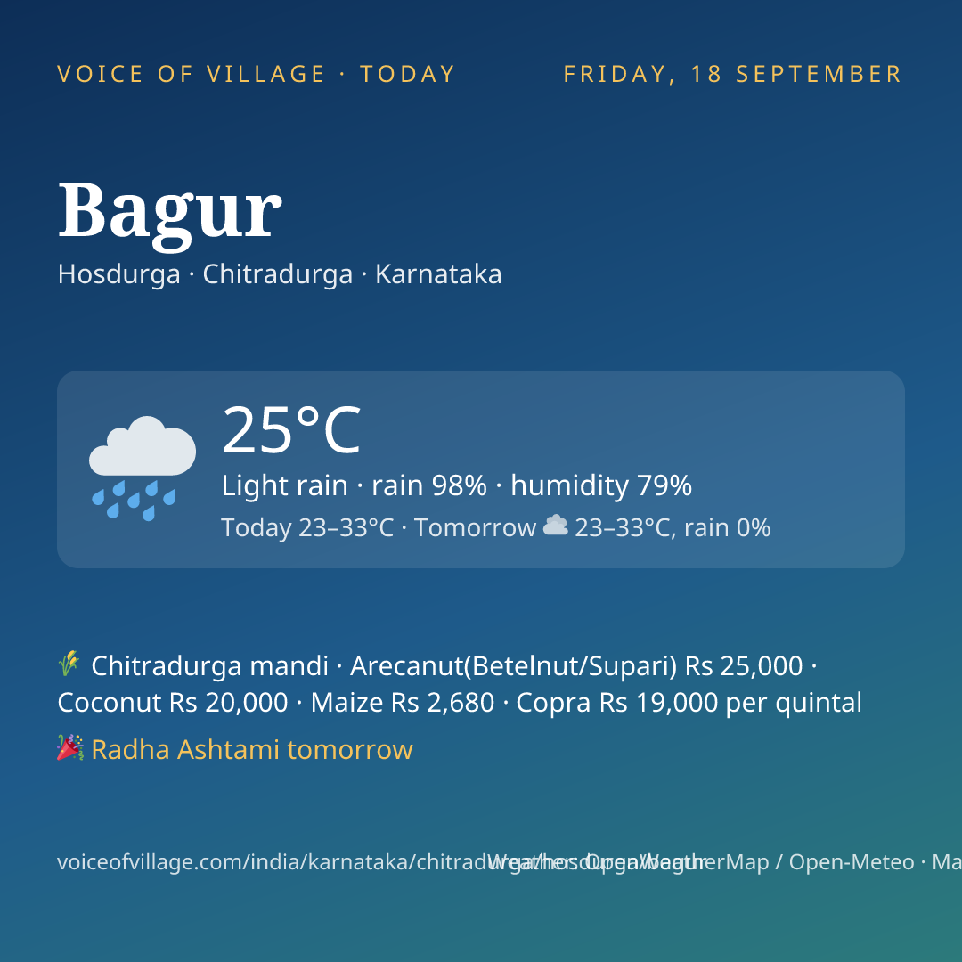Bagur today