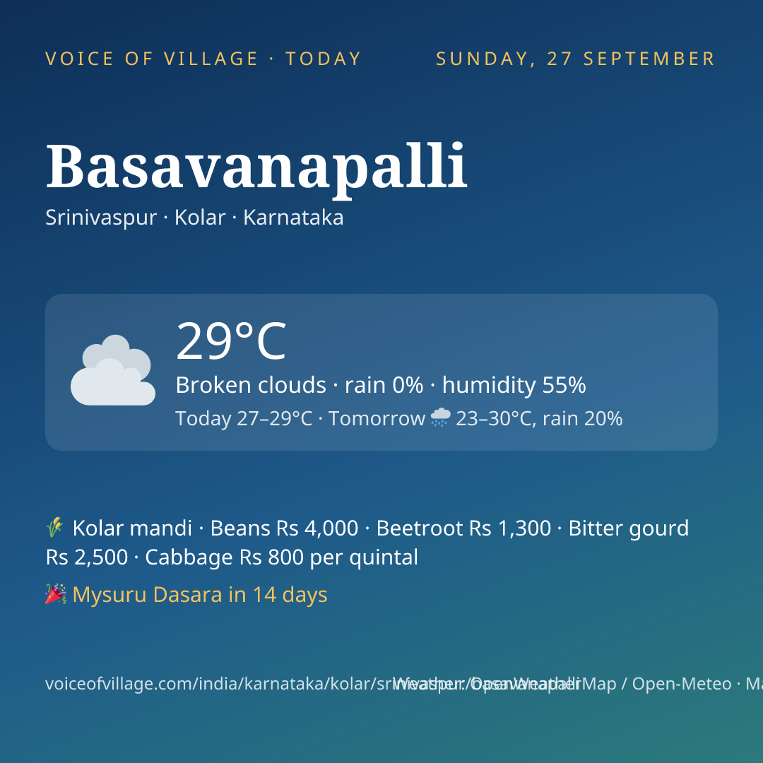 Basavanapalli today