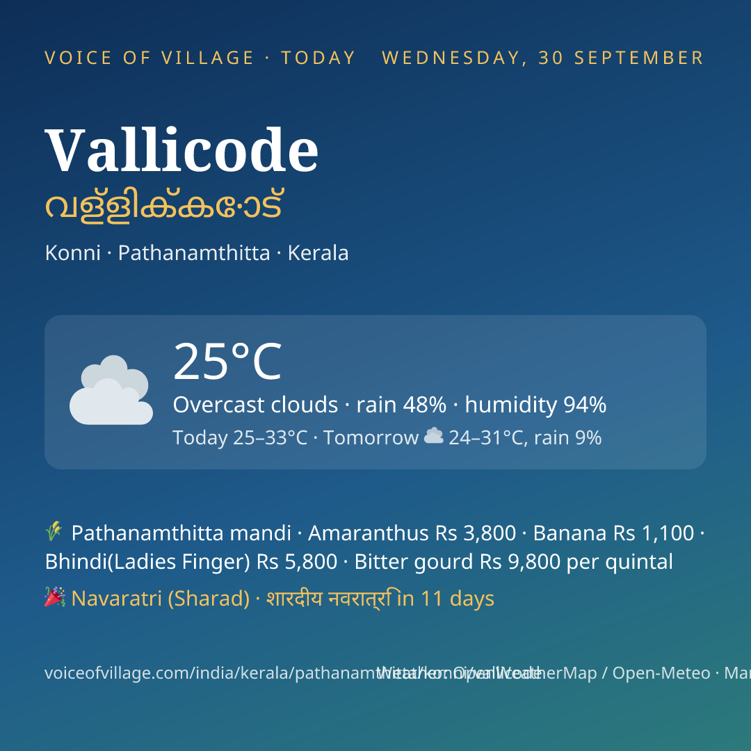Vallicode today