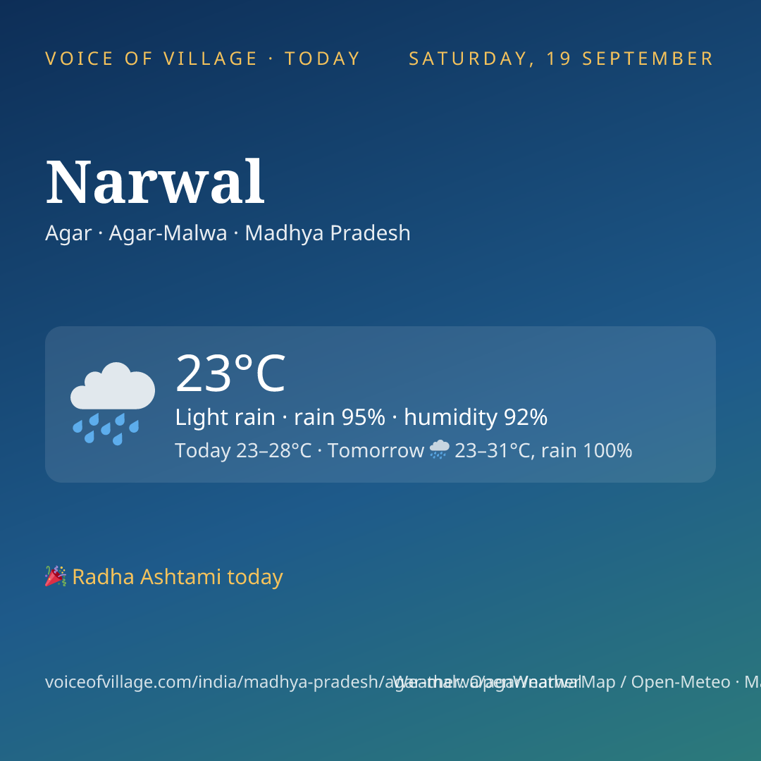 Narwal today