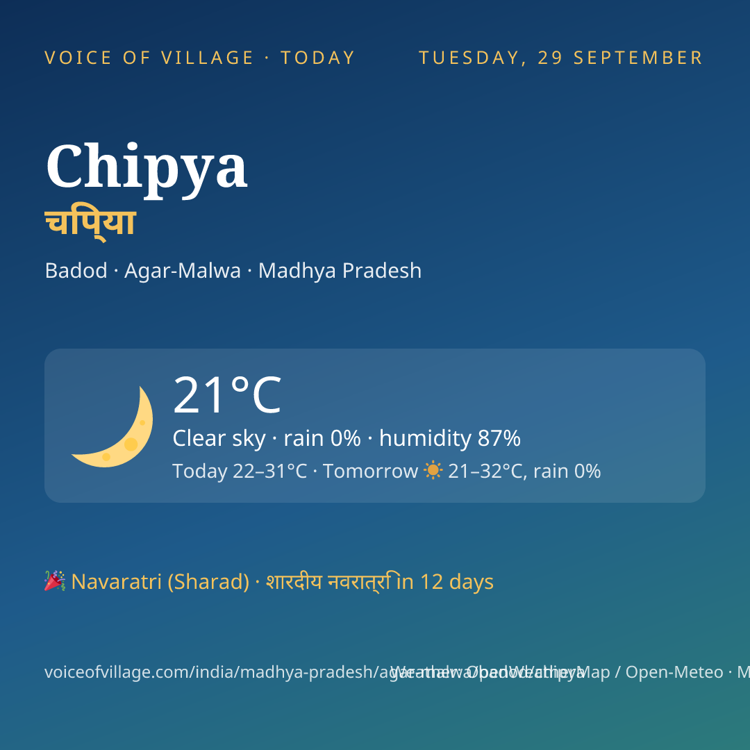 Chipya today