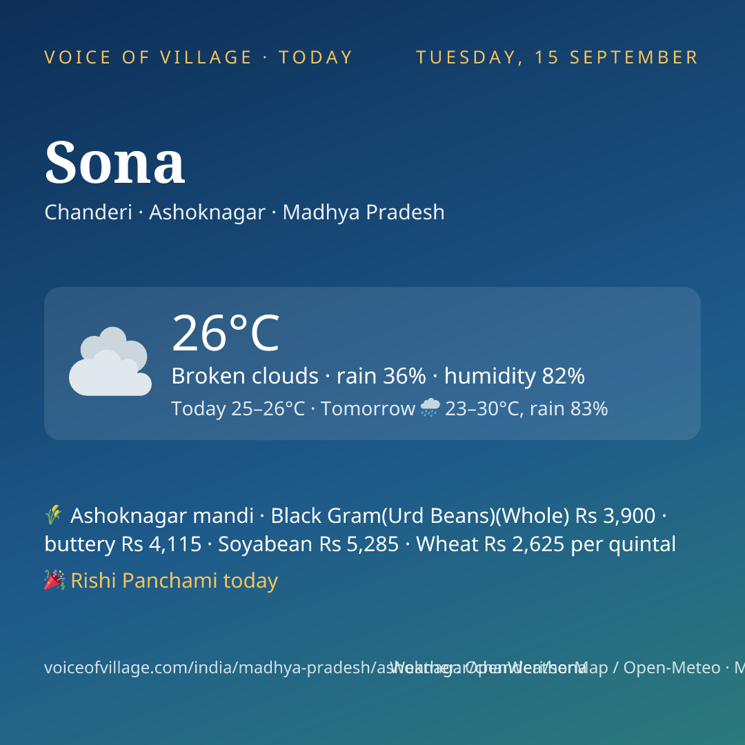 Sona today