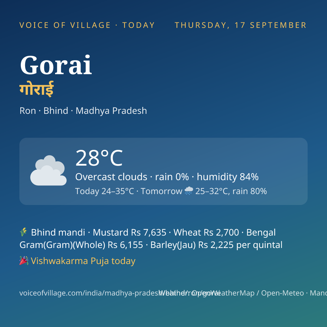 Gorai today