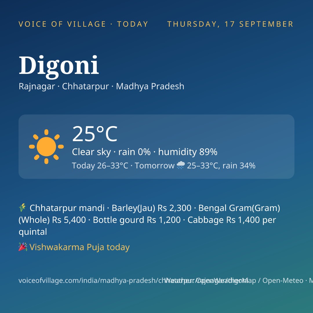 Digoni today