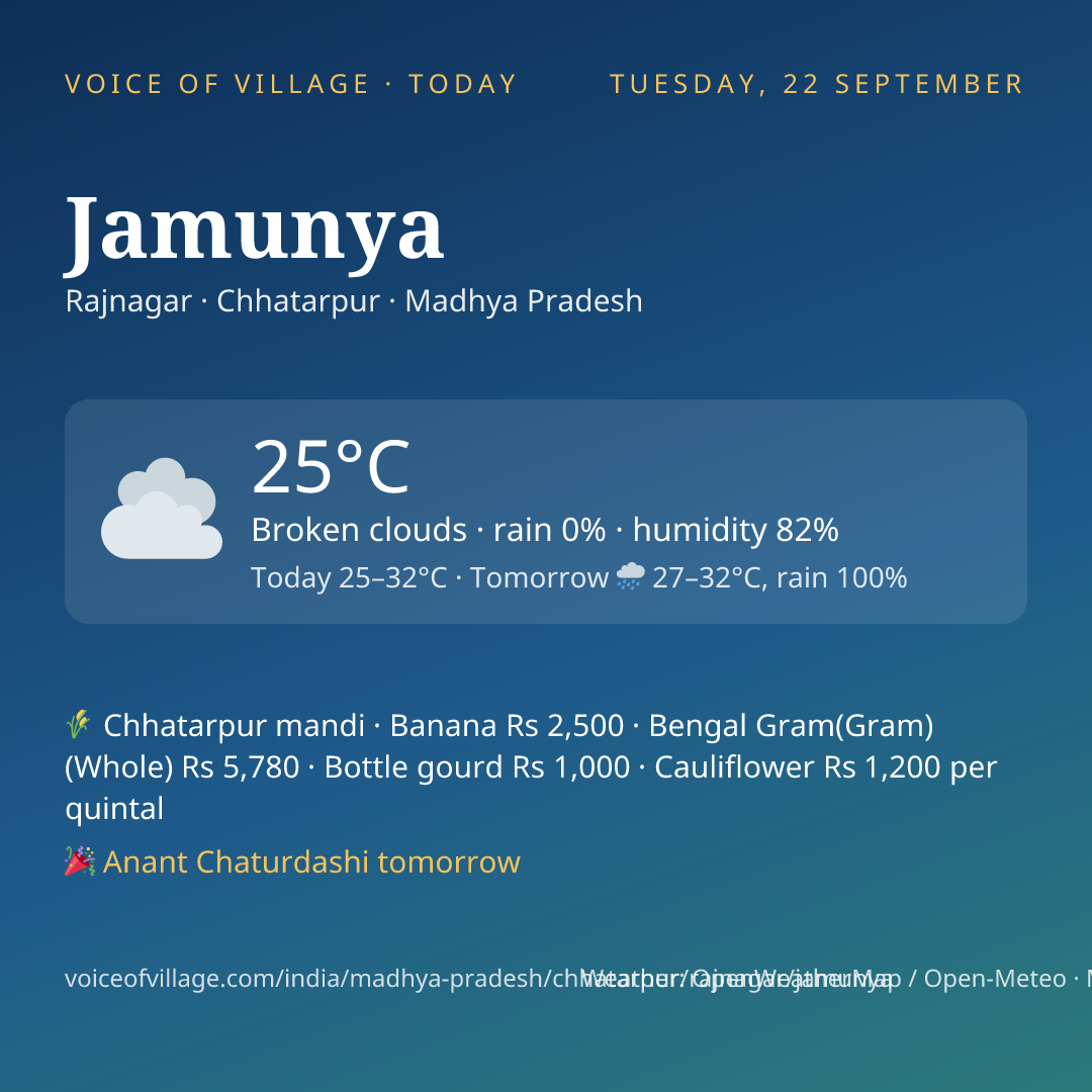 Jamunya today