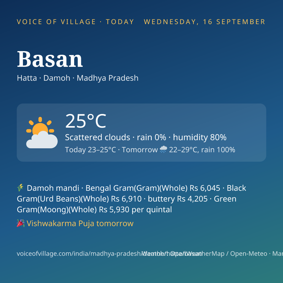 Basan today