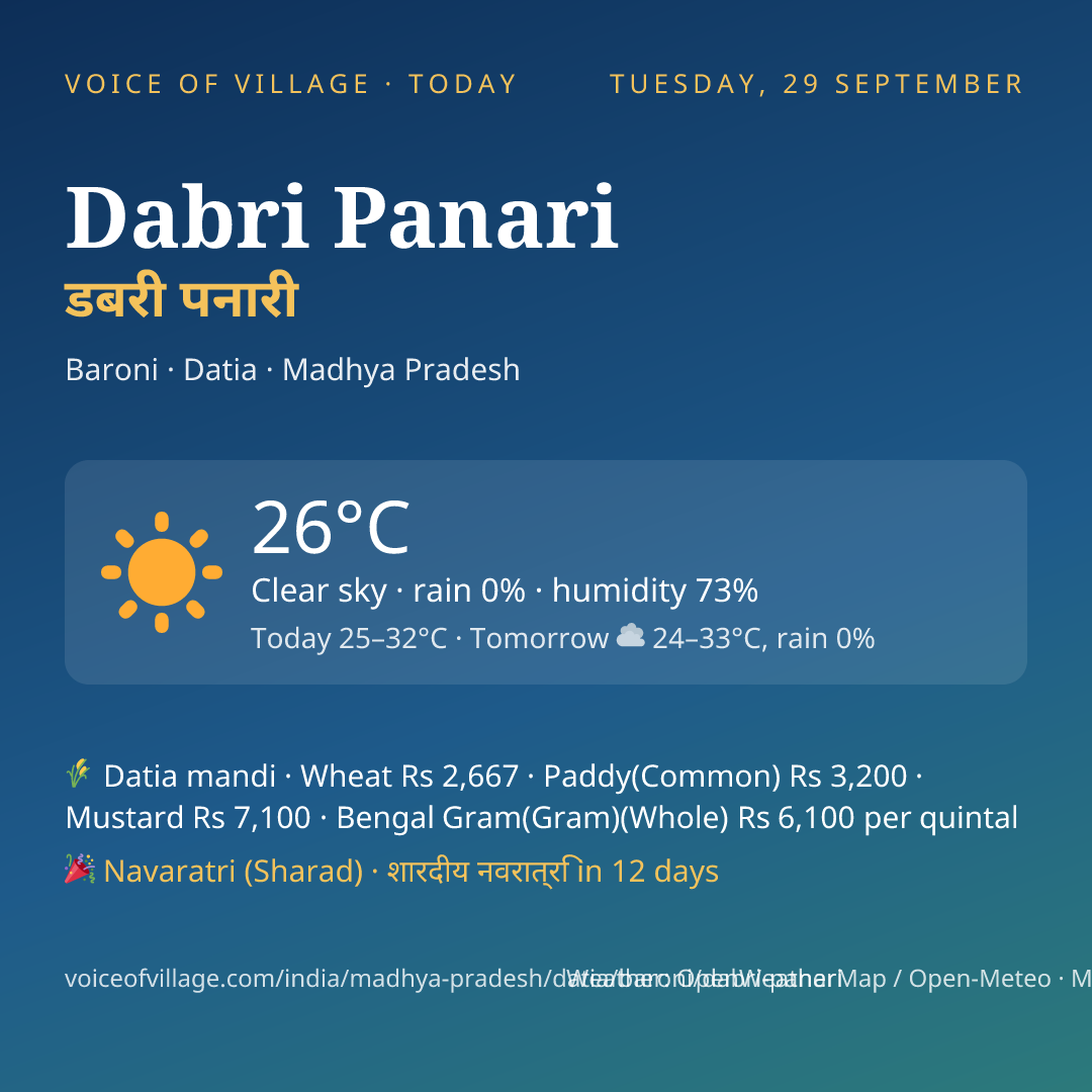 Dabri Panari today