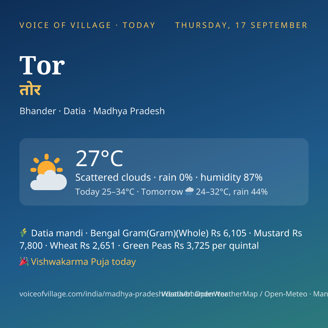 Tor today