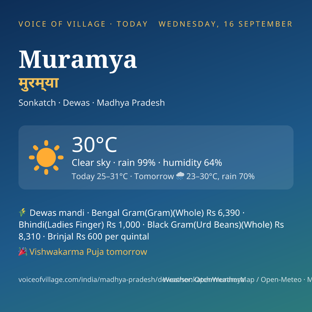 Muramya today