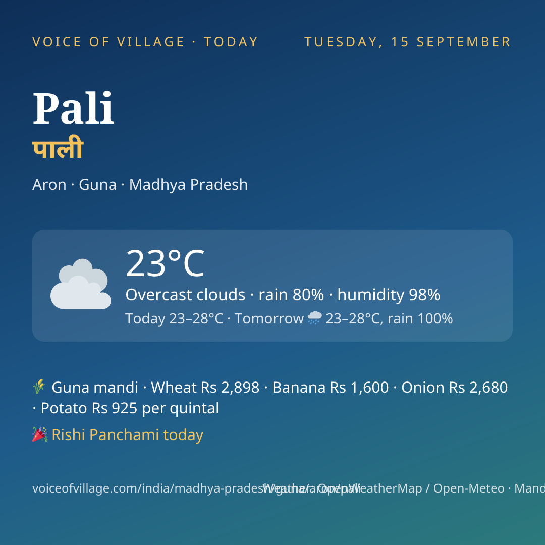 Pali today