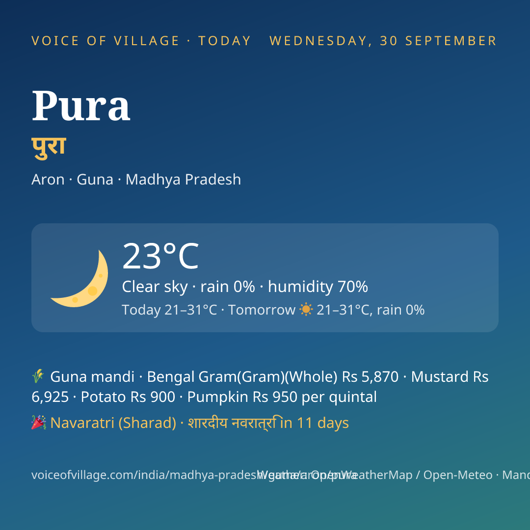 Pura today