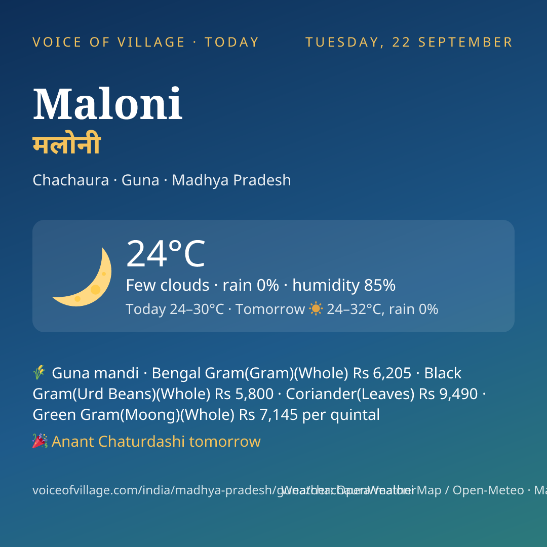 Maloni today