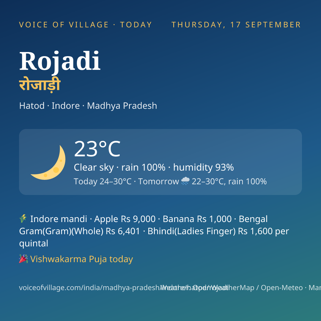 Rojadi today