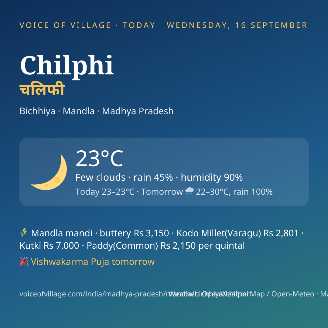 Chilphi today