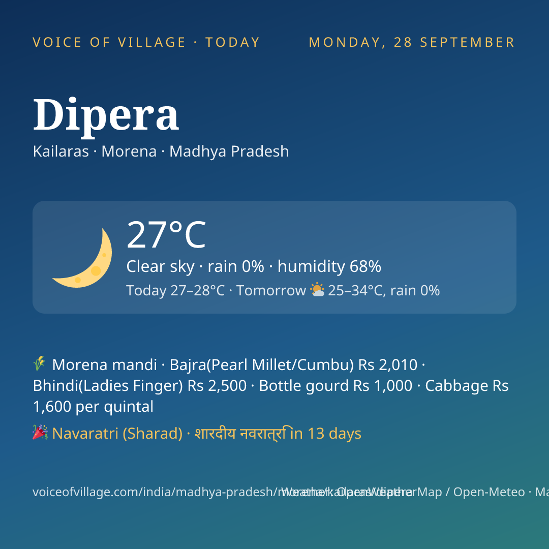 Dipera today