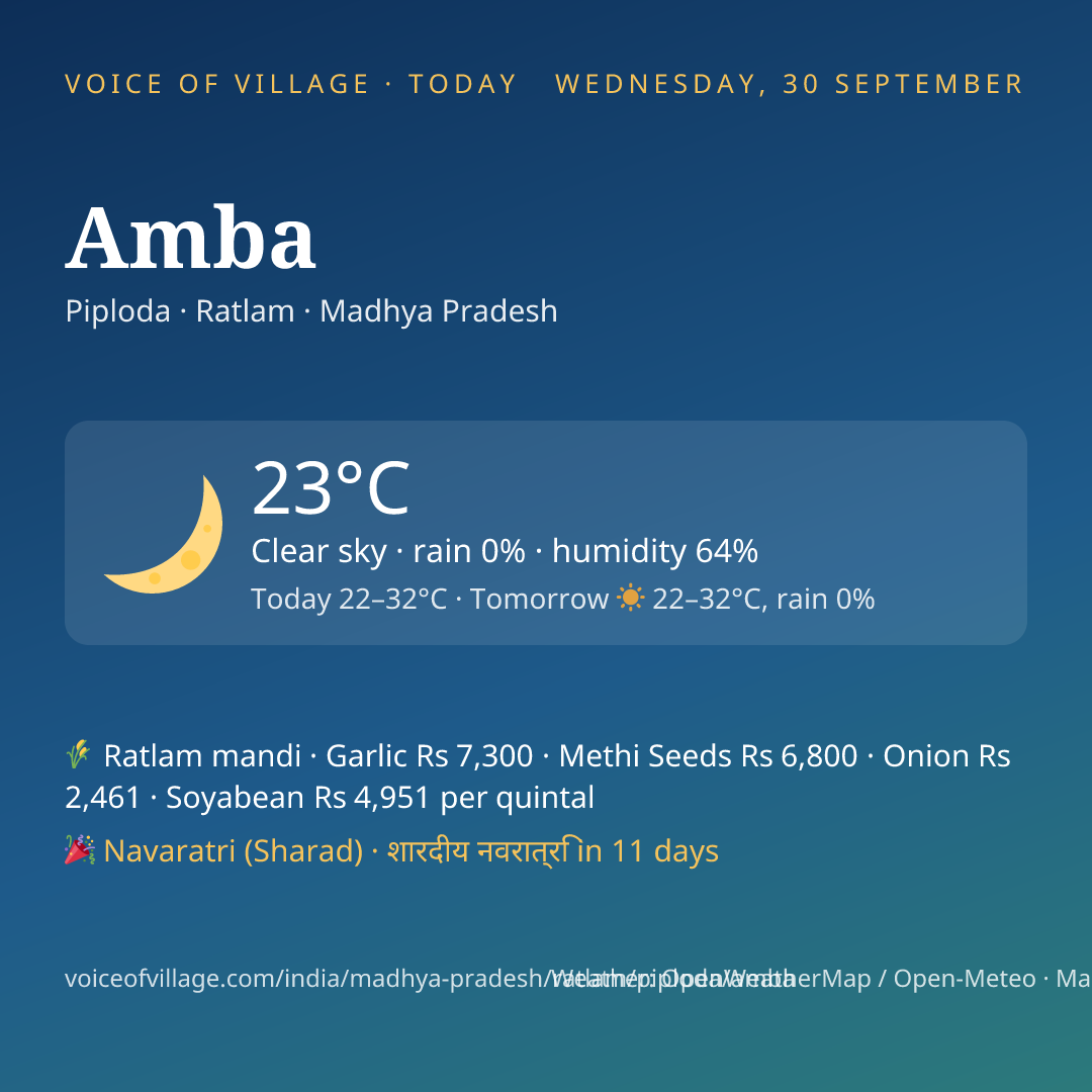 Amba today